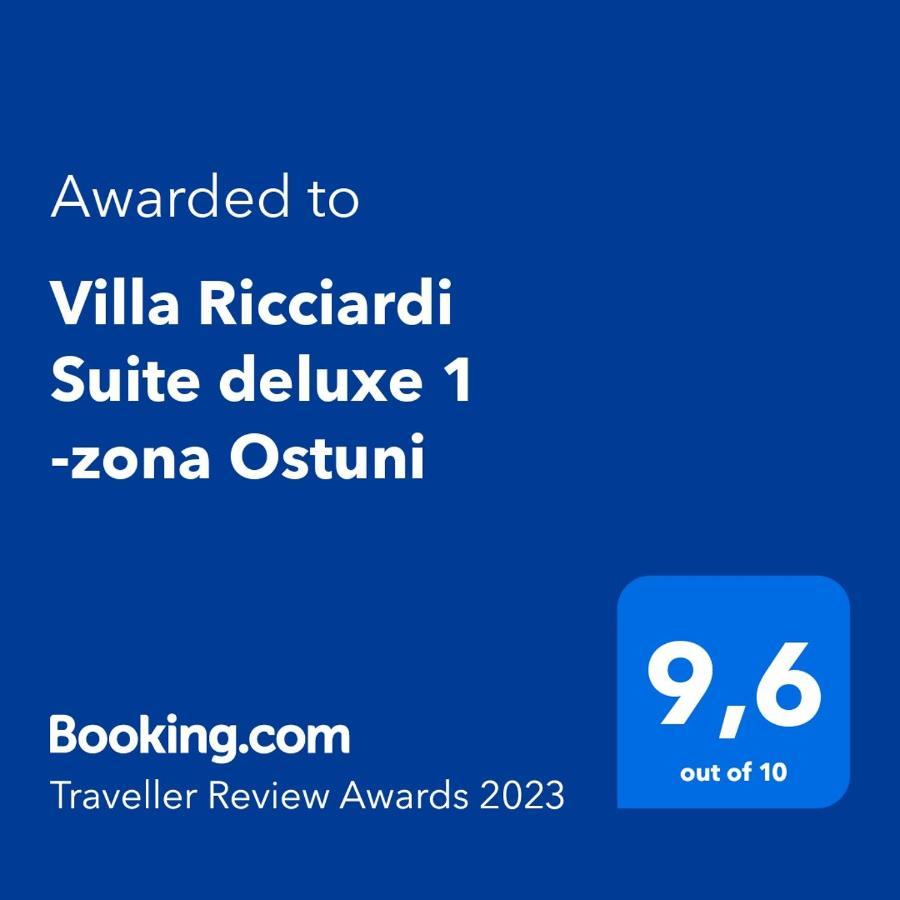 Villa Ricciardi-Suite Famigliare 1-Zona Ostuni Монтальбано Экстерьер фото